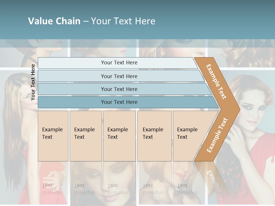 Eyeshadow Long Makeup PowerPoint Template