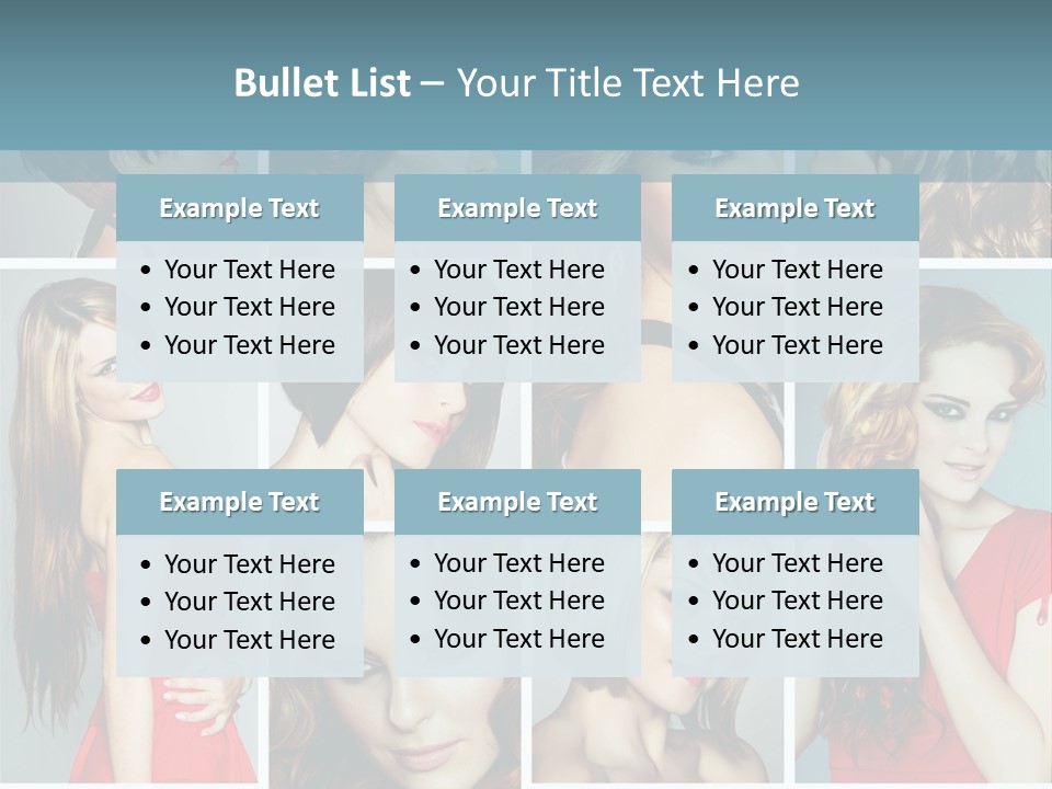 Eyeshadow Long Makeup PowerPoint Template