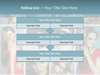 Eyeshadow Long Makeup PowerPoint Template