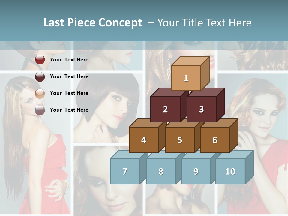 Eyeshadow Long Makeup PowerPoint Template