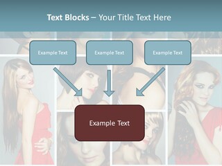 Eyeshadow Long Makeup PowerPoint Template