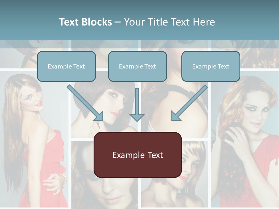 Eyeshadow Long Makeup PowerPoint Template