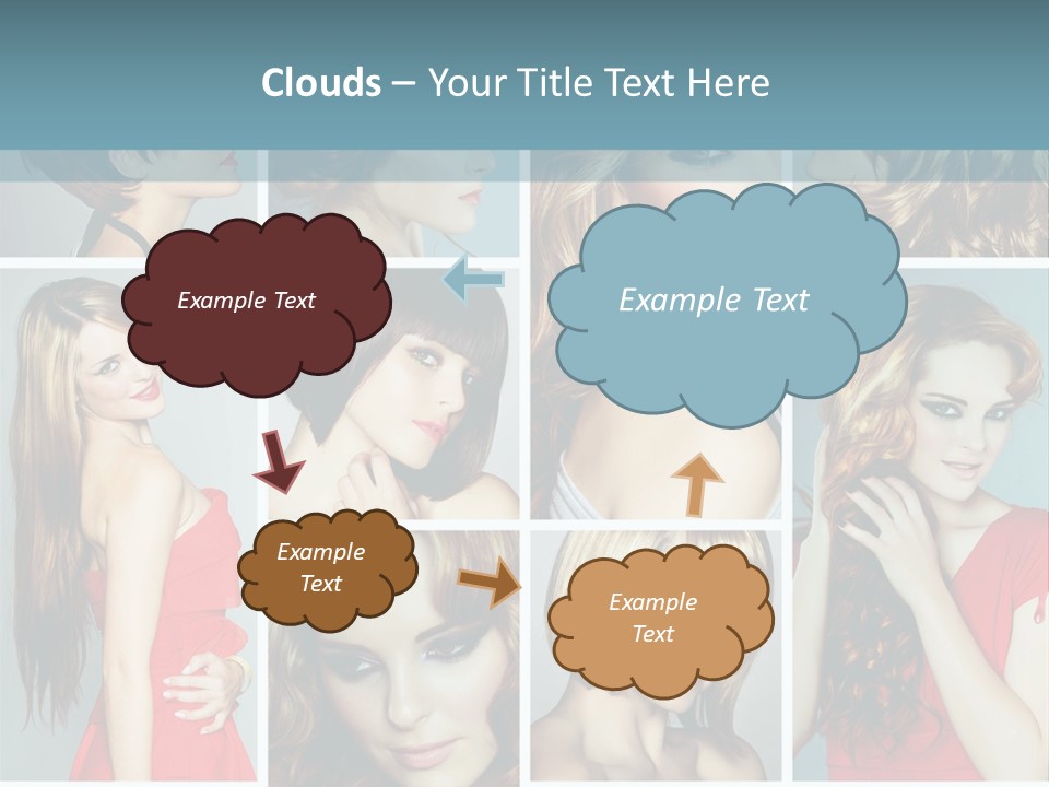 Eyeshadow Long Makeup PowerPoint Template