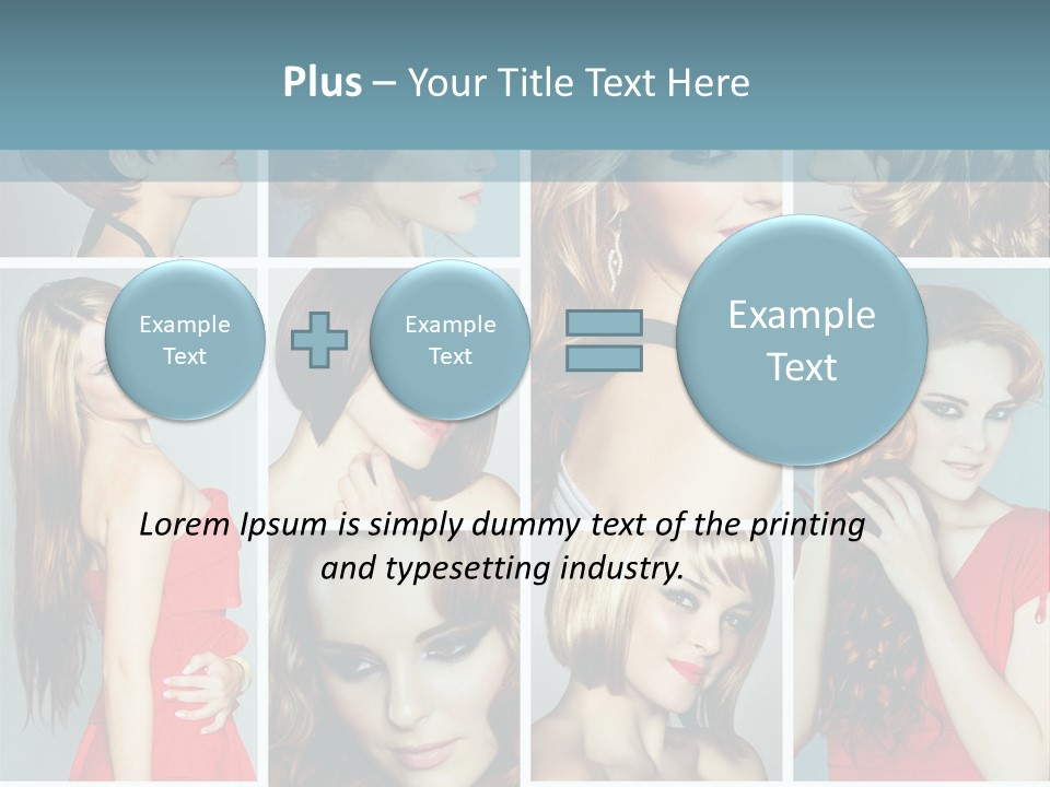 Eyeshadow Long Makeup PowerPoint Template