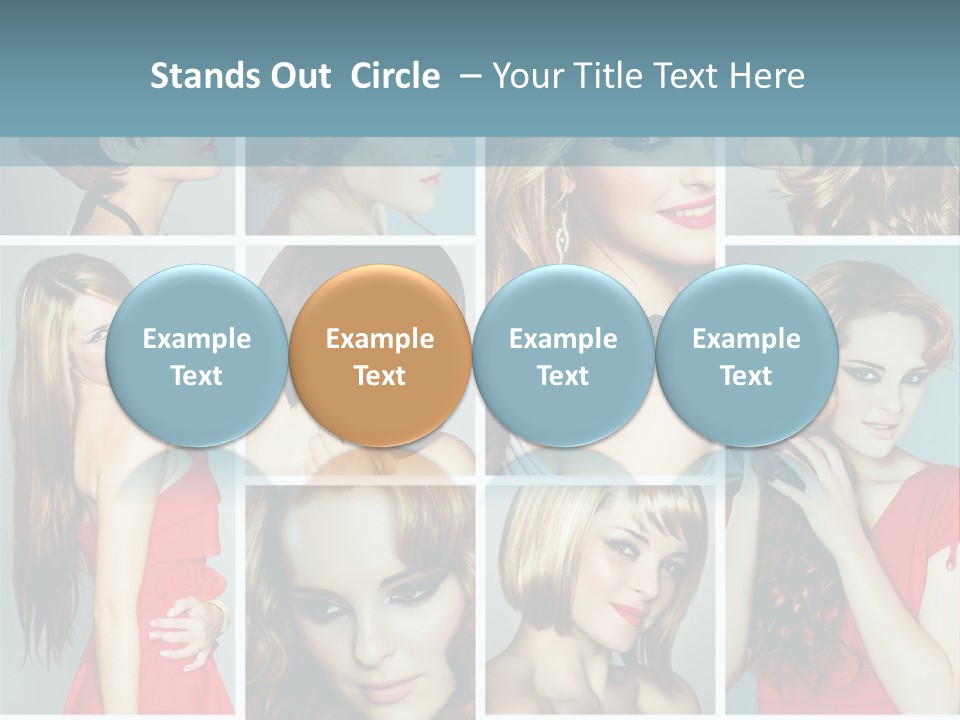 Eyeshadow Long Makeup PowerPoint Template