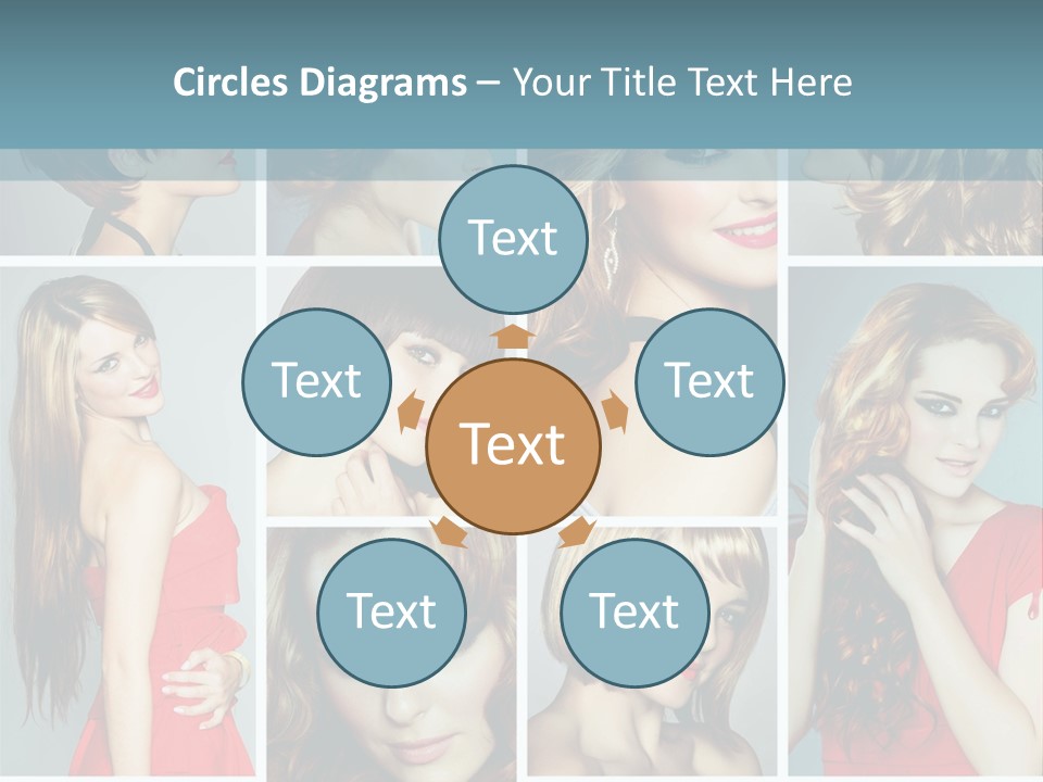 Eyeshadow Long Makeup PowerPoint Template