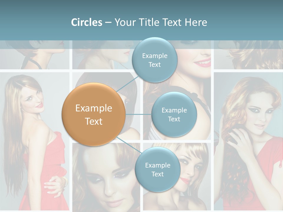 Eyeshadow Long Makeup PowerPoint Template