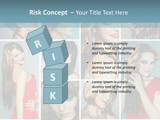 Eyeshadow Long Makeup PowerPoint Template