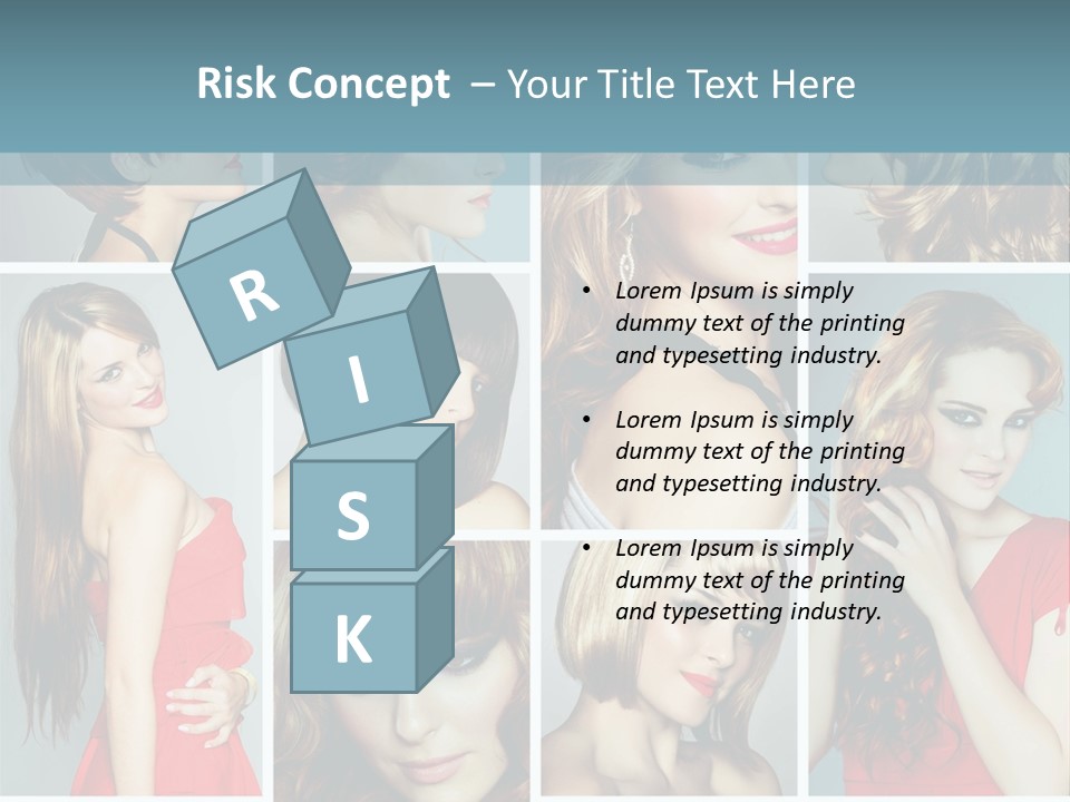 Eyeshadow Long Makeup PowerPoint Template