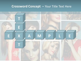 Eyeshadow Long Makeup PowerPoint Template