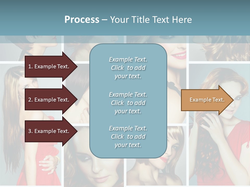 Eyeshadow Long Makeup PowerPoint Template