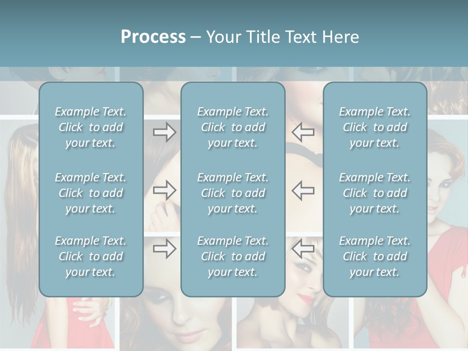 Eyeshadow Long Makeup PowerPoint Template