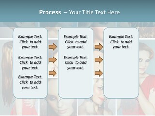 Eyeshadow Long Makeup PowerPoint Template