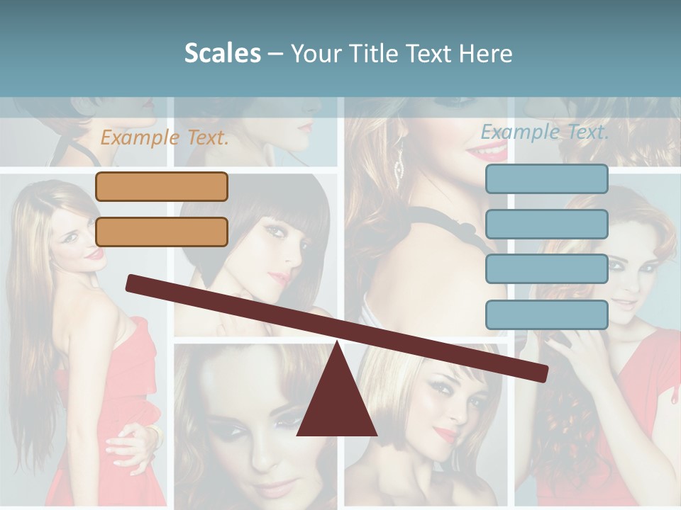 Eyeshadow Long Makeup PowerPoint Template