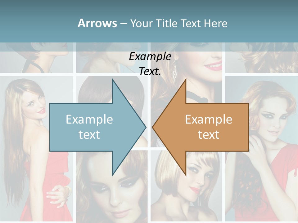 Eyeshadow Long Makeup PowerPoint Template
