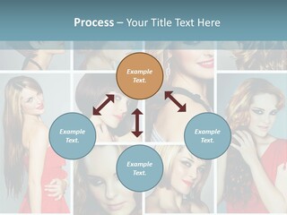 Eyeshadow Long Makeup PowerPoint Template