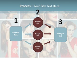 Eyeshadow Long Makeup PowerPoint Template