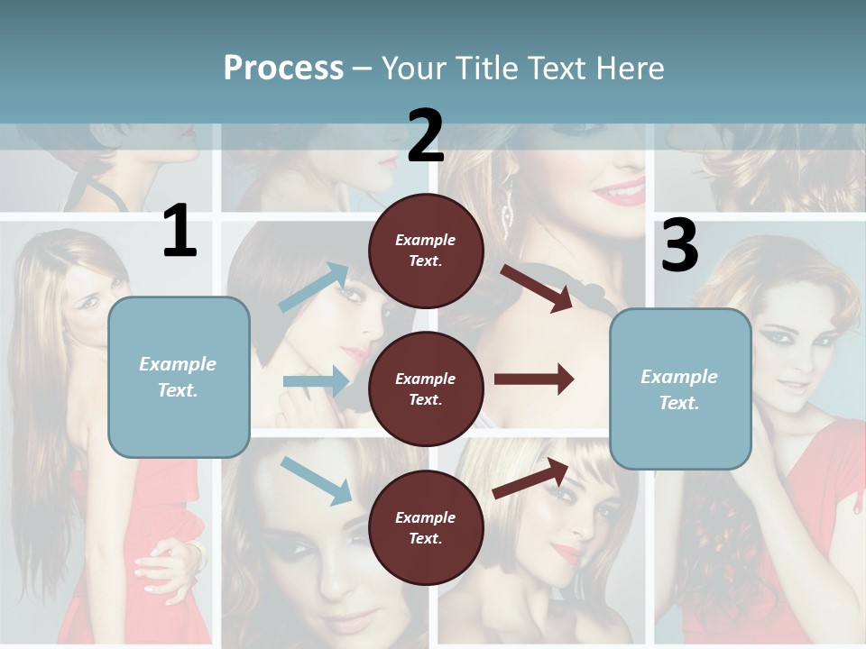 Eyeshadow Long Makeup PowerPoint Template