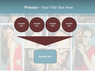 Eyeshadow Long Makeup PowerPoint Template