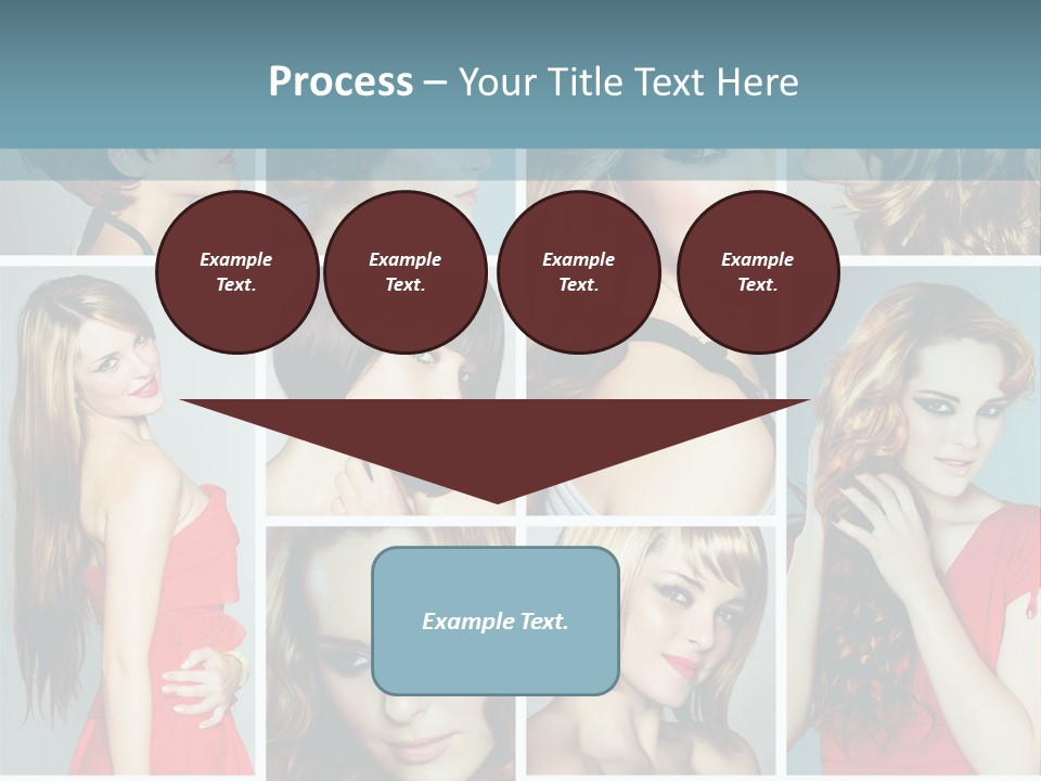 Eyeshadow Long Makeup PowerPoint Template