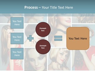 Eyeshadow Long Makeup PowerPoint Template