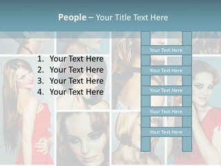 Eyeshadow Long Makeup PowerPoint Template