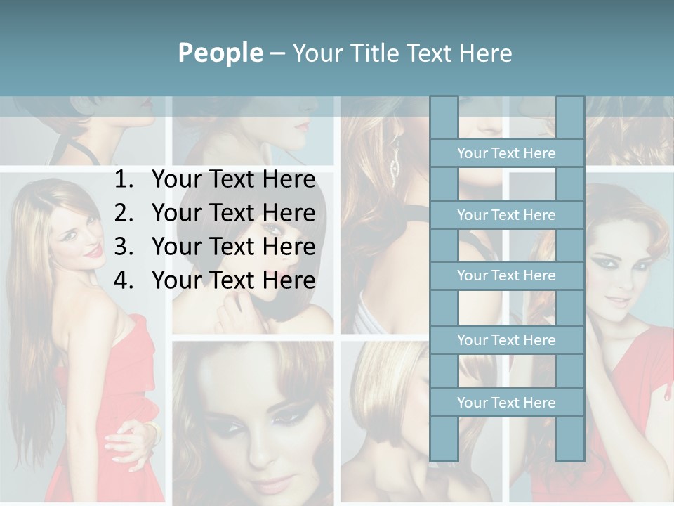 Eyeshadow Long Makeup PowerPoint Template