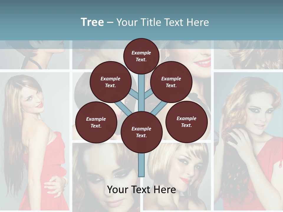 Eyeshadow Long Makeup PowerPoint Template