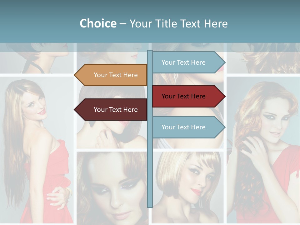Eyeshadow Long Makeup PowerPoint Template