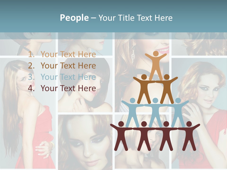 Eyeshadow Long Makeup PowerPoint Template