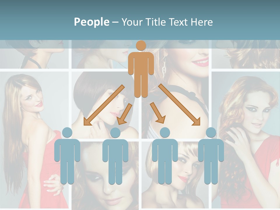 Eyeshadow Long Makeup PowerPoint Template