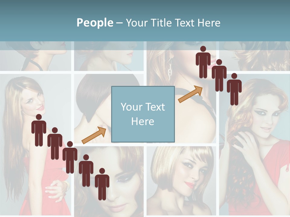 Eyeshadow Long Makeup PowerPoint Template