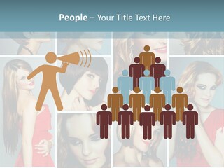 Eyeshadow Long Makeup PowerPoint Template