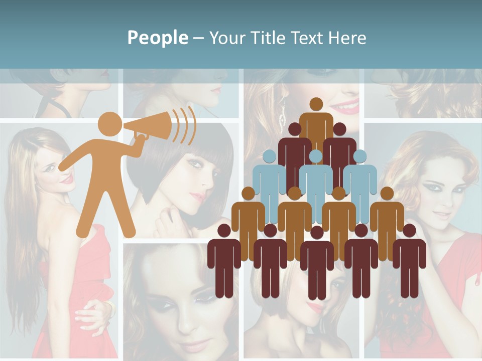 Eyeshadow Long Makeup PowerPoint Template