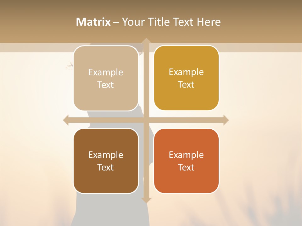 Person Young Woman PowerPoint Template