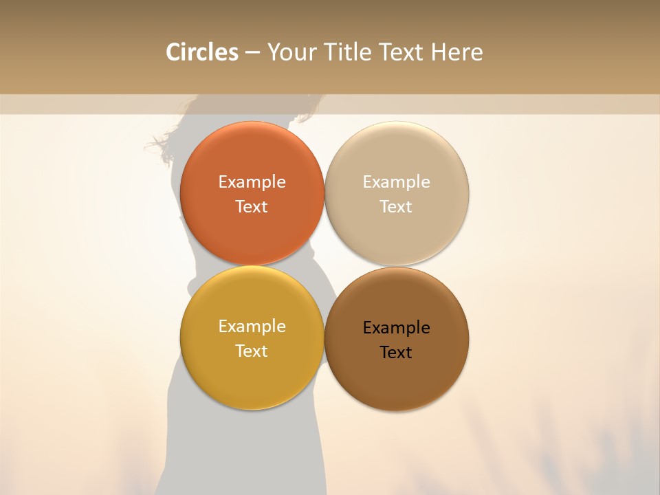 Person Young Woman PowerPoint Template