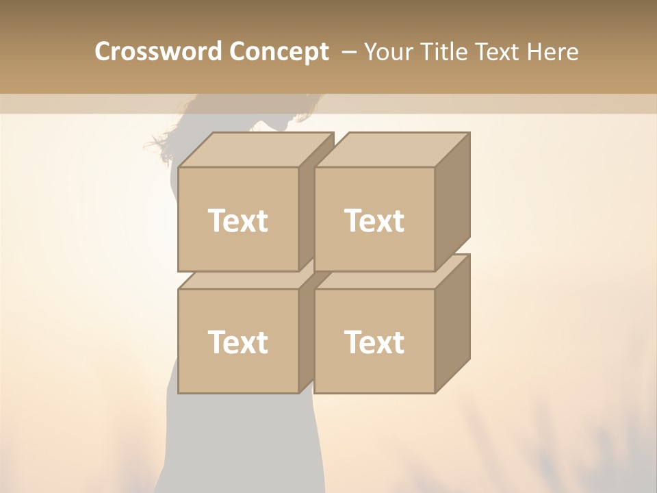 Person Young Woman PowerPoint Template