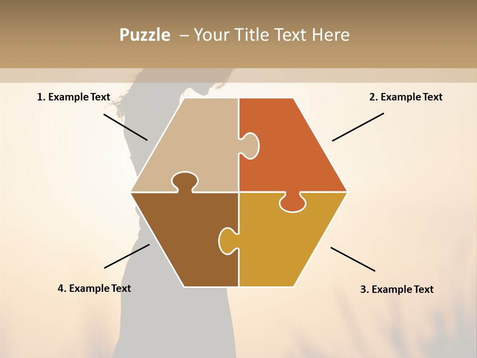 Person Young Woman PowerPoint Template