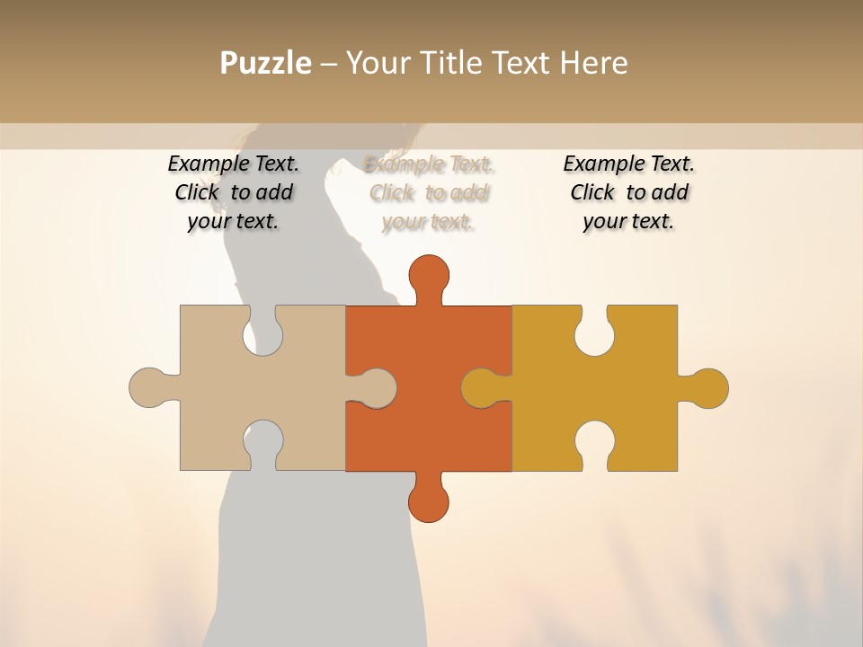 Person Young Woman PowerPoint Template