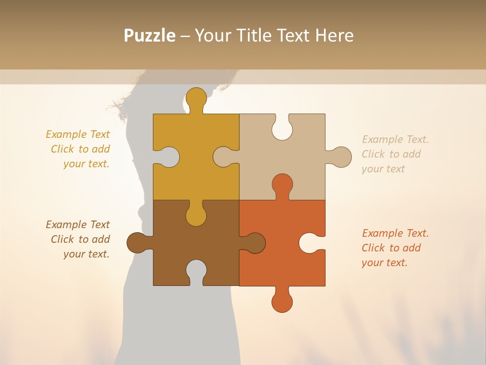 Person Young Woman PowerPoint Template