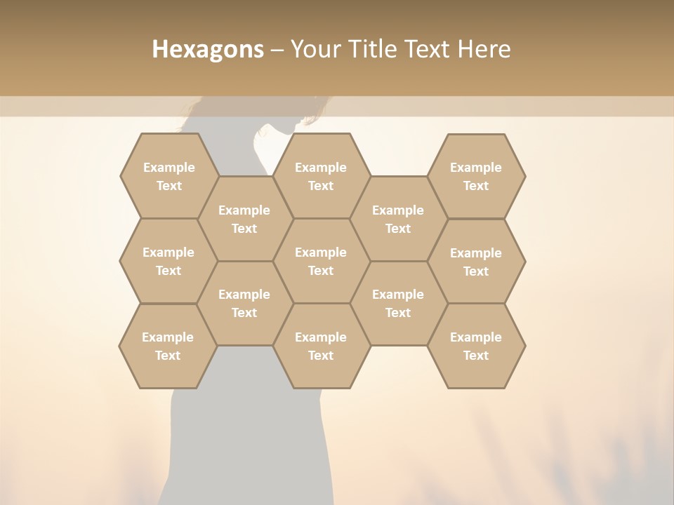 Person Young Woman PowerPoint Template