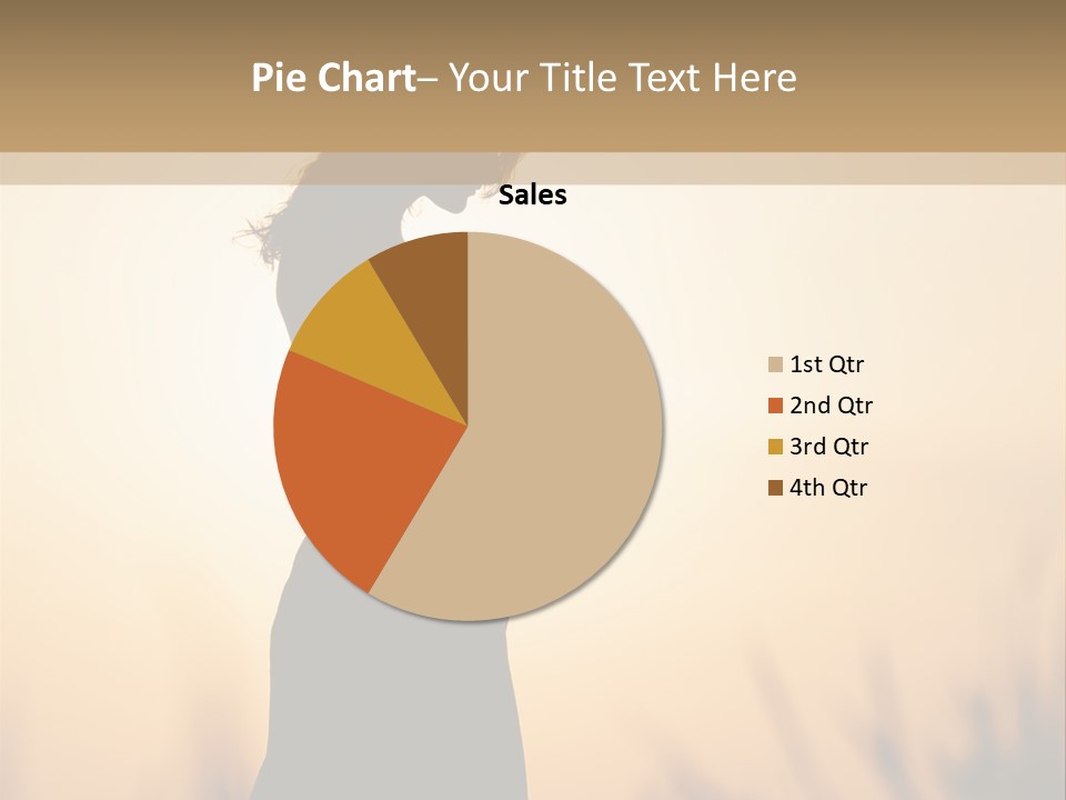 Person Young Woman PowerPoint Template