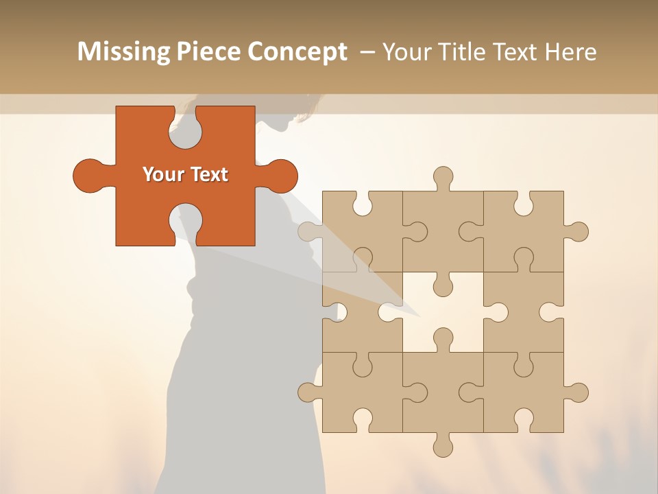 Person Young Woman PowerPoint Template