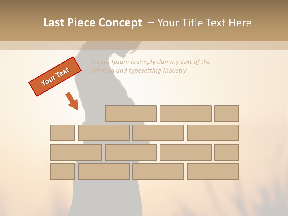 Person Young Woman PowerPoint Template