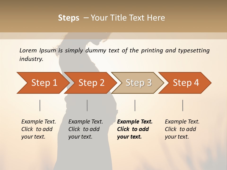 Person Young Woman PowerPoint Template