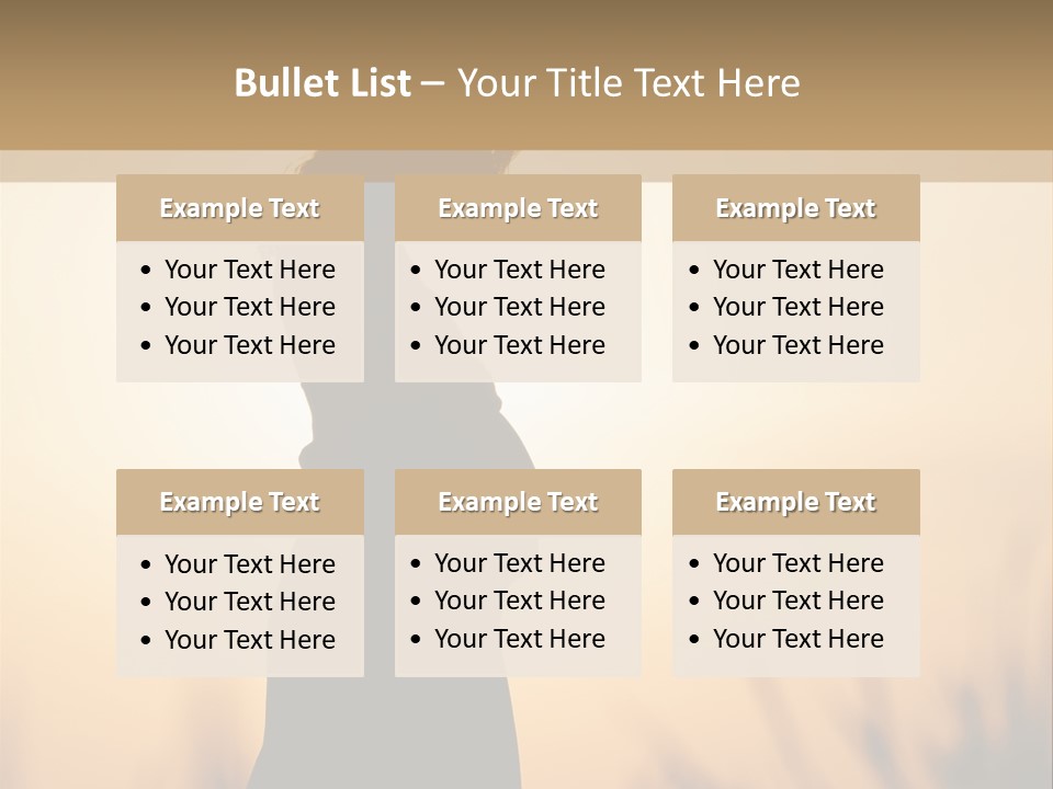 Person Young Woman PowerPoint Template