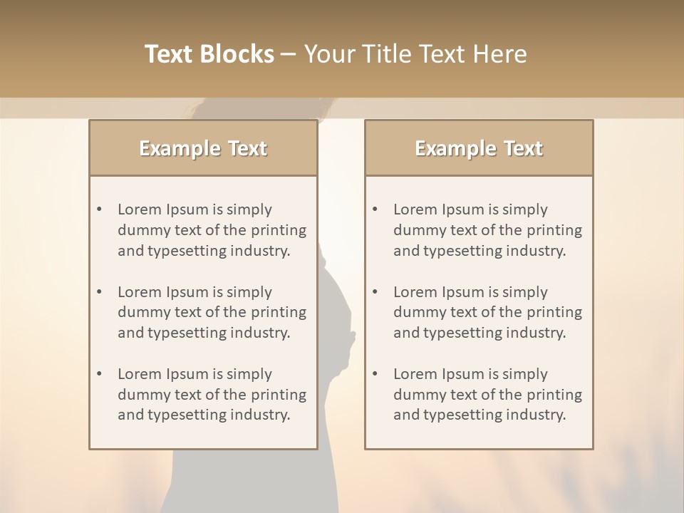 Person Young Woman PowerPoint Template