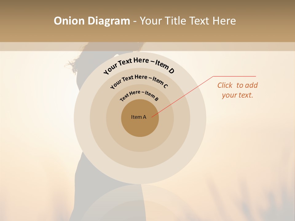 Person Young Woman PowerPoint Template