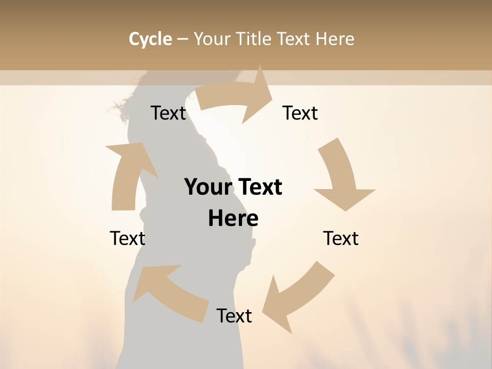 Person Young Woman PowerPoint Template