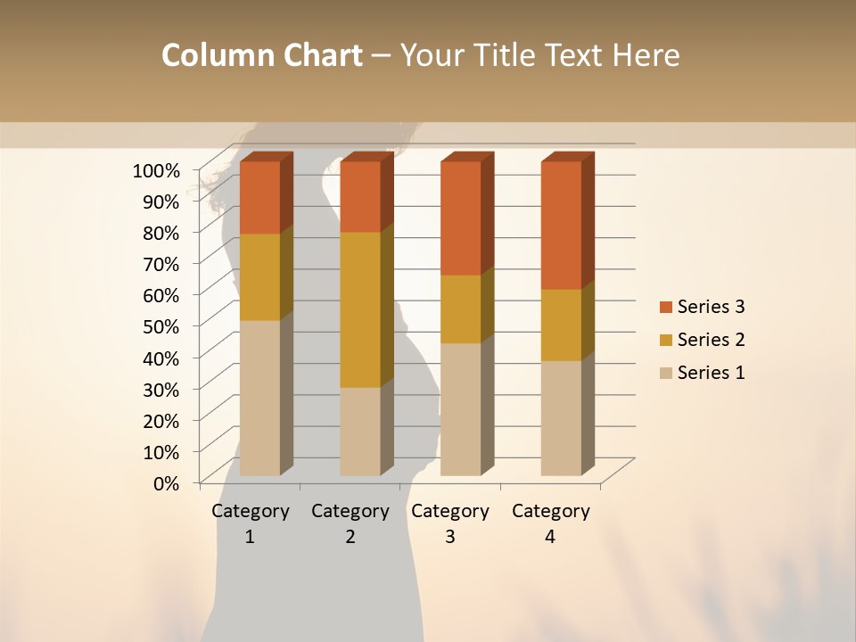 Person Young Woman PowerPoint Template